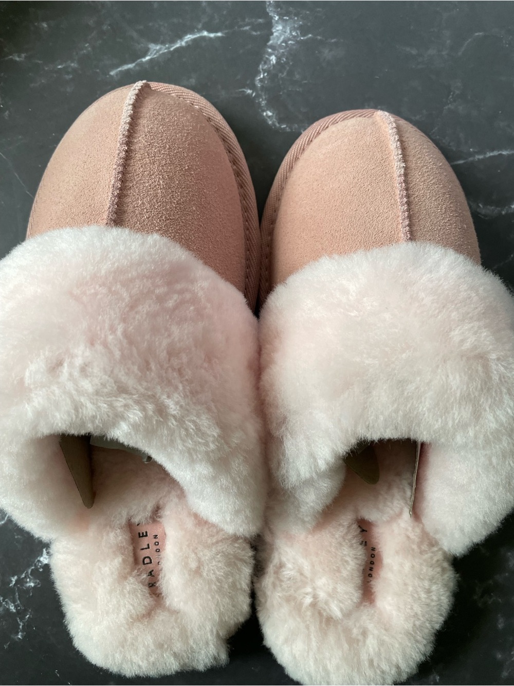 Radley London Chelsea Creek 2.0 Shearling Mule Women’s Slipper Size 6 in Pink